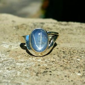 Cincin Ladies Natural Blue Sapphire
